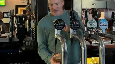 Woody says ‘Cheers’ from Punches Cross