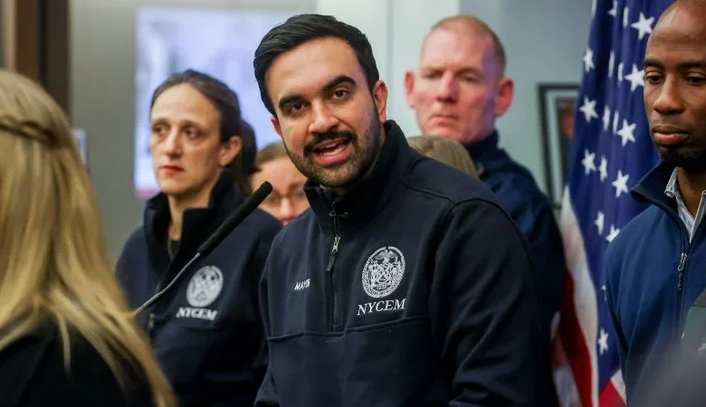 Zohran Mamdani and NYC police are at odds after two officers were injured in a snowball fight