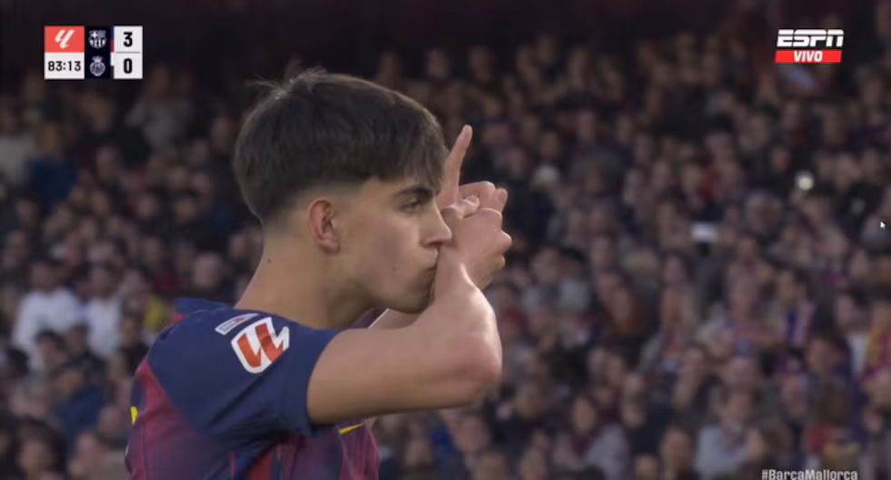 ¡De La Masia para el mundo! Gol de Marc Bernal para el 3-0 de Barcelona vs. Mallorca
