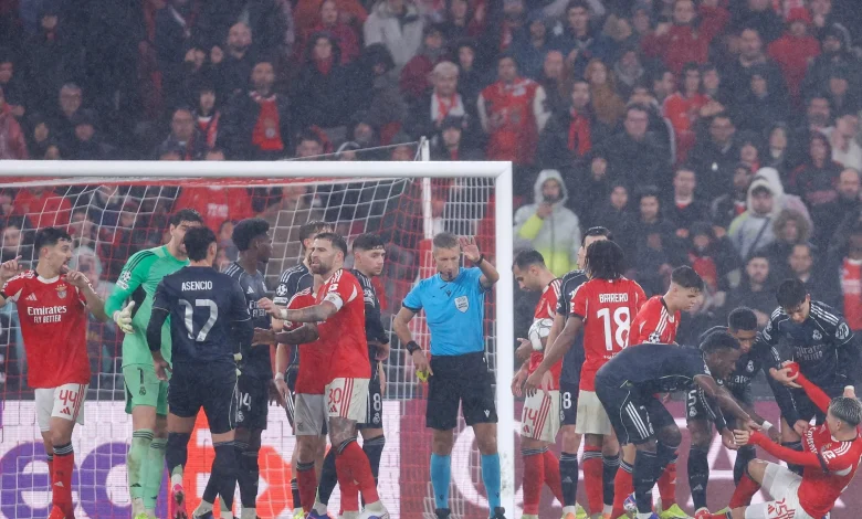 قرار اليويفا يثير استياء بنفيكا قبل موقعة ريال مدريد