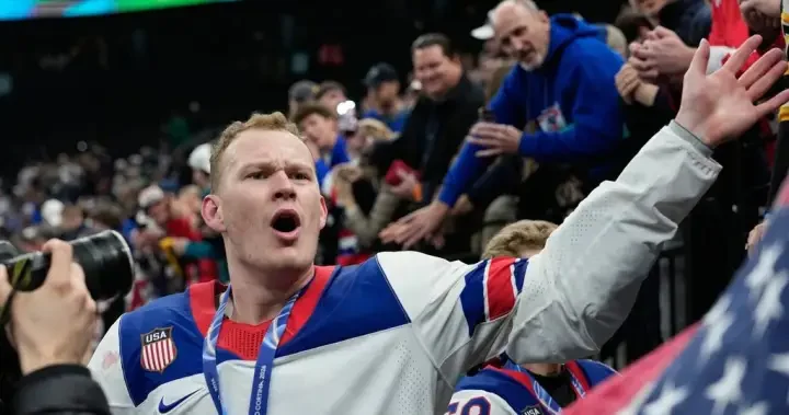 ‘It’s clearly fake’: Brady Tkachuk unhappy with White House video that insulted Canadians