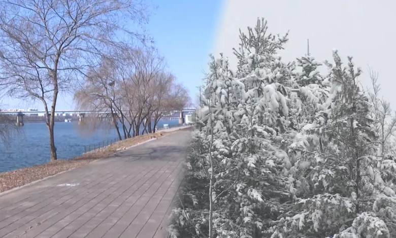 청정한 바람 불며 먼지 걷혀…내일 동해안 눈비