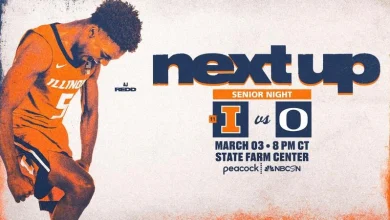 #11 Illinois Celebrates Senior Night Tuesday in Home Finale vs. Oregon