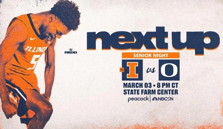 #11 Illinois Celebrates Senior Night Tuesday in Home Finale vs. Oregon