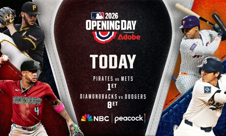2026 MLB Opening Day live updates: Scores, results, highlights including Mets vs Pirates, Dodgers vs D-Backs
