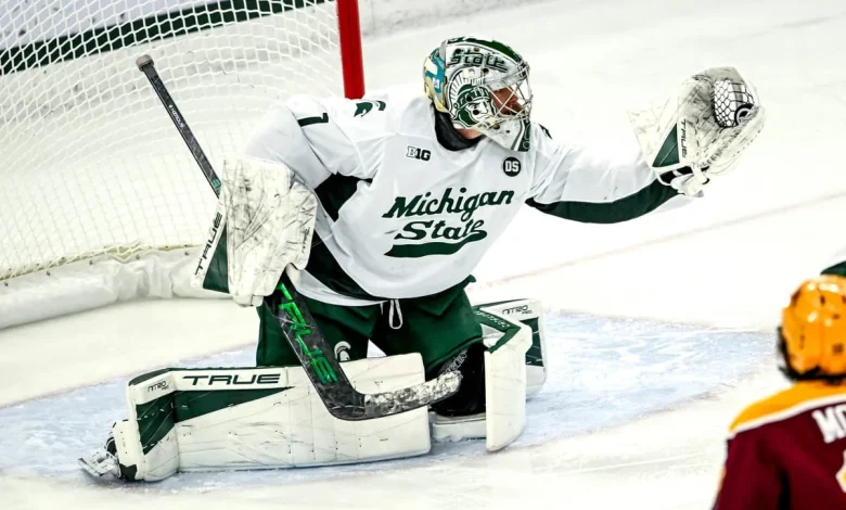 2026 NCAA Men’s Hockey Tournament: Red Wings’ Augustine, Flyers’ Martone highlight standouts from Day 1