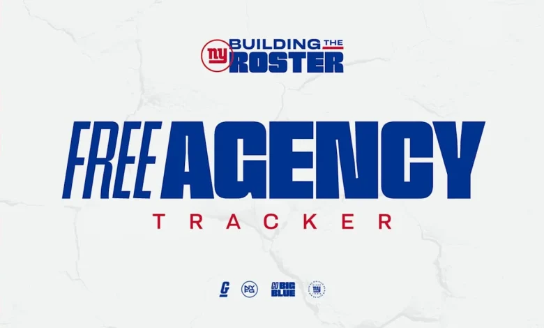 2026 New York Giants Free Agency Tracker