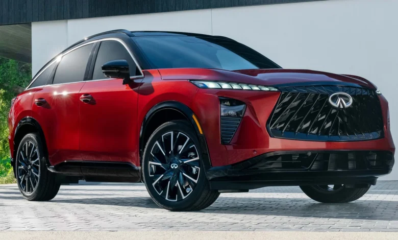 2027 Infiniti QX65's Most Interesting Attributes Are Its Red Paint And Headrests