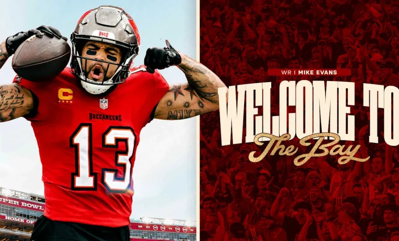 49ers Sign Six-Time Pro Bowl WR Mike Evans to Three-Year Deal
