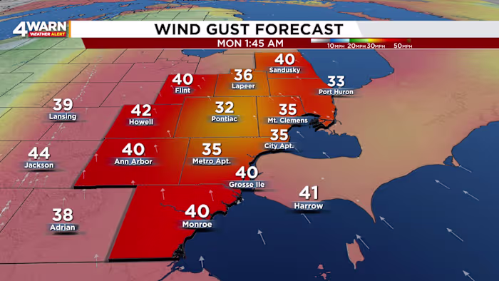 4Warn Weather Alert: Gusty winds, storms & snow showers all in the next 36 hours in Metro Detroit