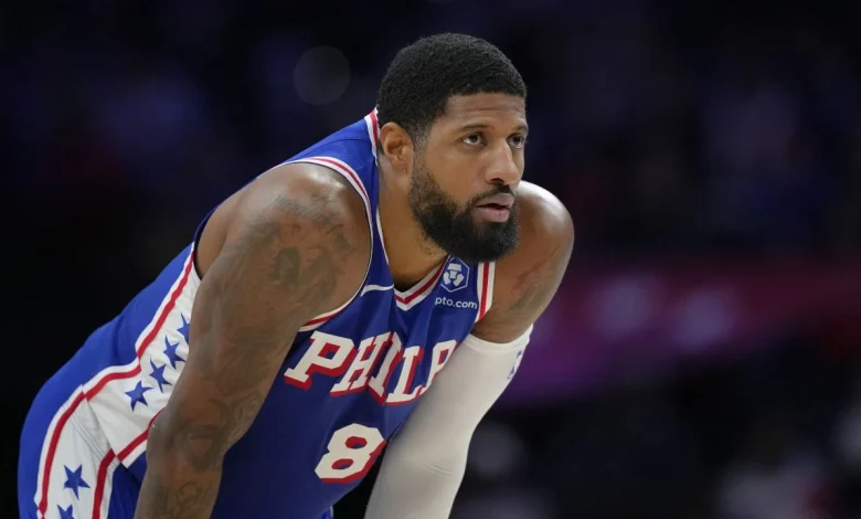 76ers' Paul George back from suspension for drug test, ready for playoff push