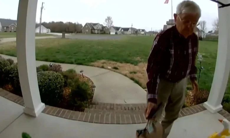 78-year-old DoorDash driver gets massive tip from thousands of strangers after viral doorbell video