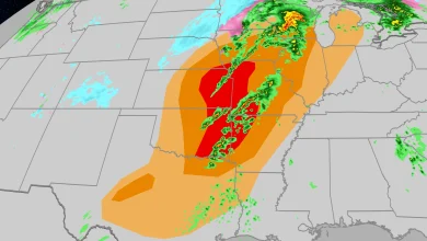 A Severe Weather Outbreak Is Forecast In the Plains With Strong Tornadoes Possible From Texas To Iowa