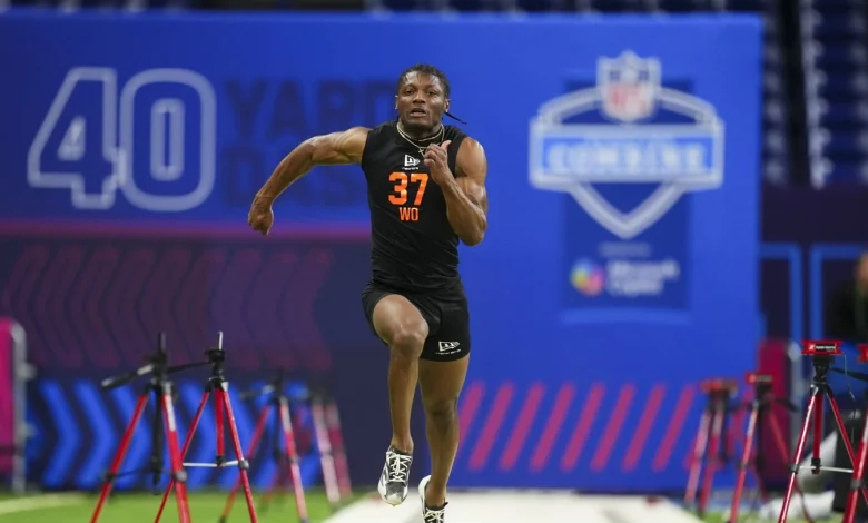 A curious question emerges about Carnell Tate’s official 40-yard dash time