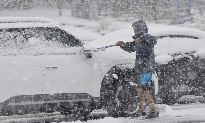 A late-winter snowstorm is about to hit the Plains, Midwest and Great Lakes