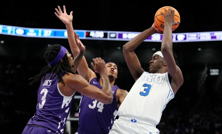 AJ Dybantsa Breaks Kevin Durant's Scoring Record During BYU's Big 12 Tournament Win vs. KSU