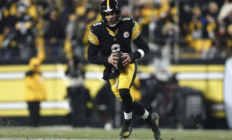 Aaron Rodgers calls Acrisure Stadium a great place to play, "other than the field surface"