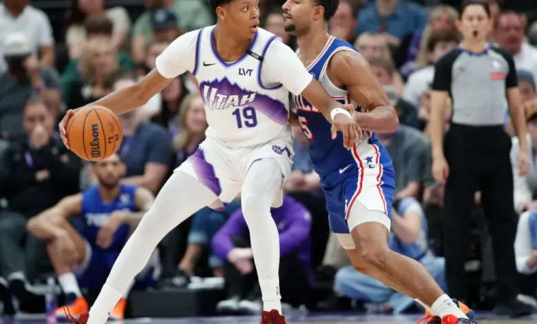 Ace Bailey is making the most of his late-season minutes for the Utah Jazz