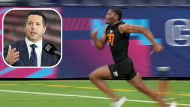 Adam Schefter roasted for trying to rewrite Carnell Tate's 40 time