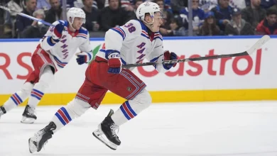 Adam Sýkora’s long-awaited debut gives Rangers a feel-good moment: Takeaways