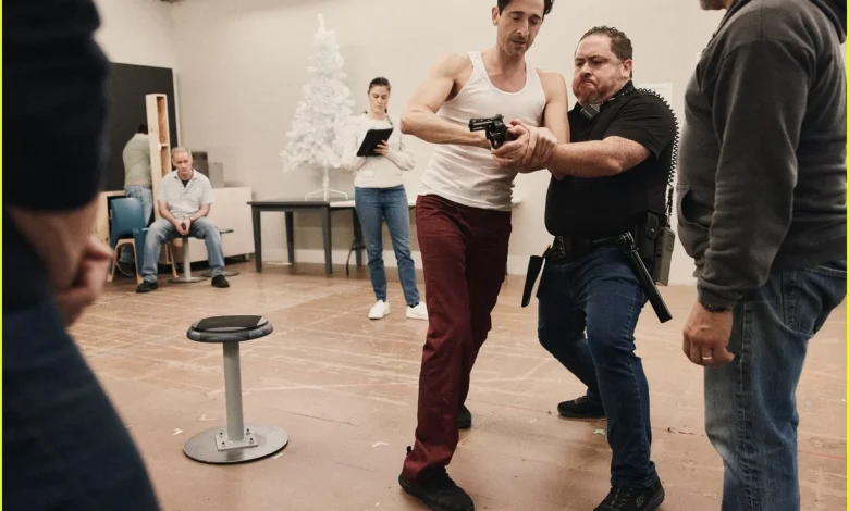 Adrien Brody & Tessa Thompson Give Inside Look at Rehearsal Room for Their Broadway Play 'The Fear of 13'