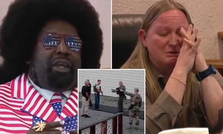 Afroman clashes with cops in court — as one officer left in tears over music video about failed 2022 police raid
