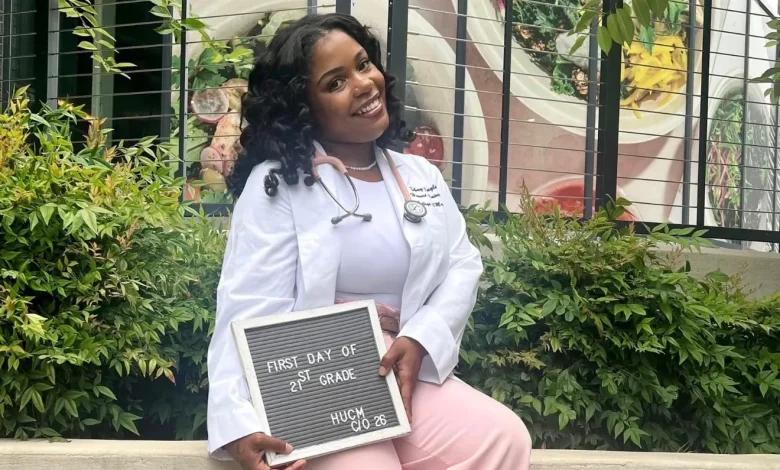 After a decade as a Yale hospital janitor, she is now a doctor there