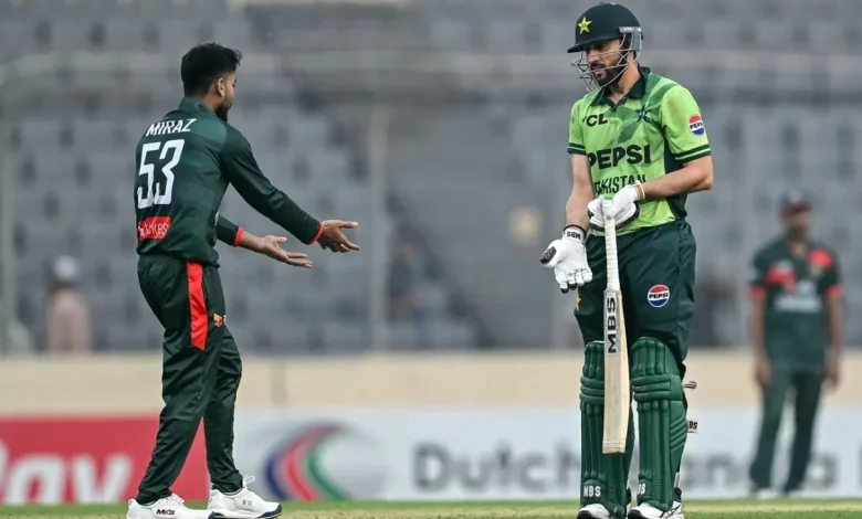 Agha handed a demerit point after run-out incident