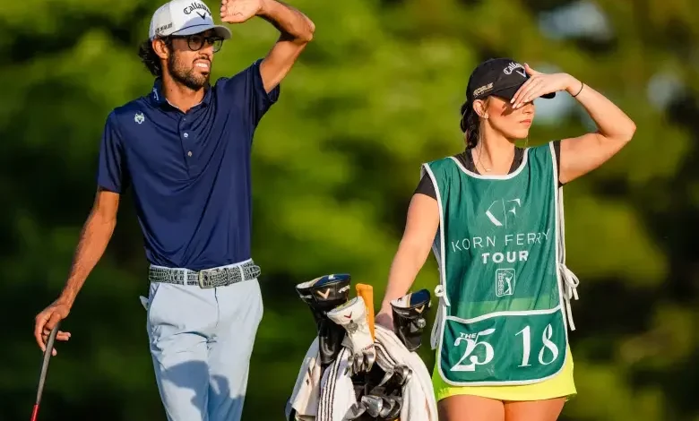 Akshay Bhatia and Wife Presleigh Shultz Share Newlywed Bliss Ahead of Arnold Palmer Push