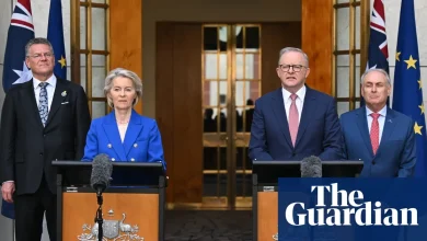 Albanese and von der Leyen greenlight free trade agreement and defence pact – video