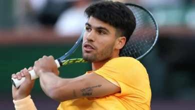 Alcaraz defiende su imbatibilidad ante Rinderknech camino a octavos de Indian Wells