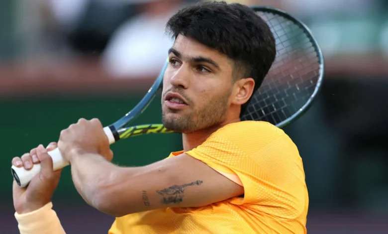 Alcaraz defiende su imbatibilidad ante Rinderknech camino a octavos de Indian Wells