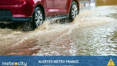 Alerte vigilance météo mercredi 11 mars 2026 : 3 départements en vigilance inondations et orages