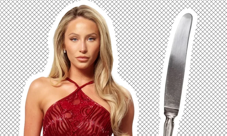 Alix Earle Took a Knife to Her Vintage Bob Mackie Dress