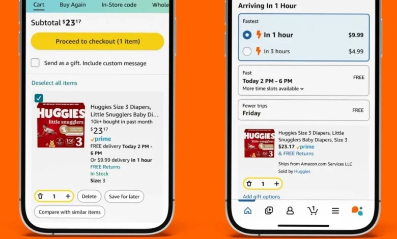 Amazon’s new ‘getitfast’ delivery page lists items you can have in 1 hour
