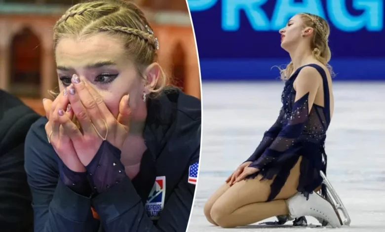 Amber Glenn 'exhausted' after more figure skating heartbreak