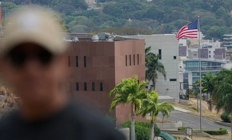 American flag raised at U.S. Embassy in Venezuela
