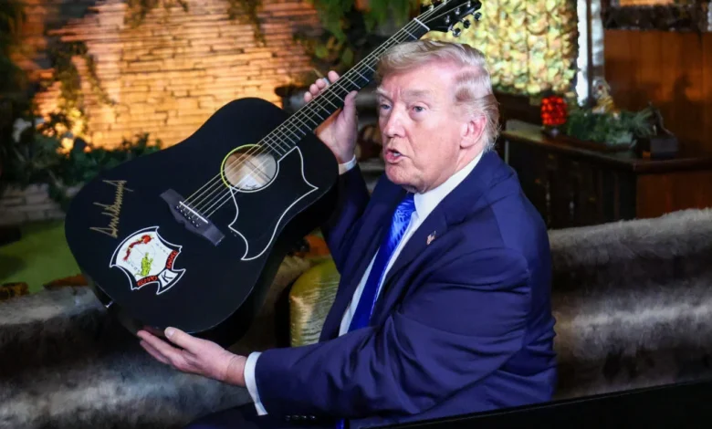 Amid Iran war and airport turmoil, Trump makes a detour to Elvis Presley's Graceland