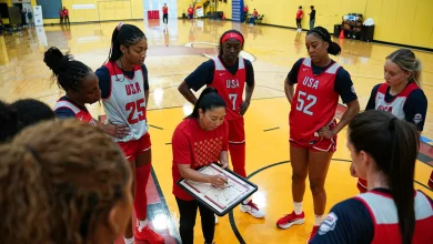 Angel Reese embraces role within USA Basketball’s ‘Young and Turnt Crew’