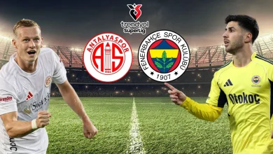 Antalyaspor-Fenerbahçe maçının ilk 11’leri belli oldu