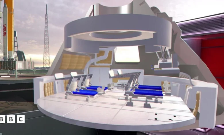Artemis II: A look at where the astronauts will eat, sleep and poo