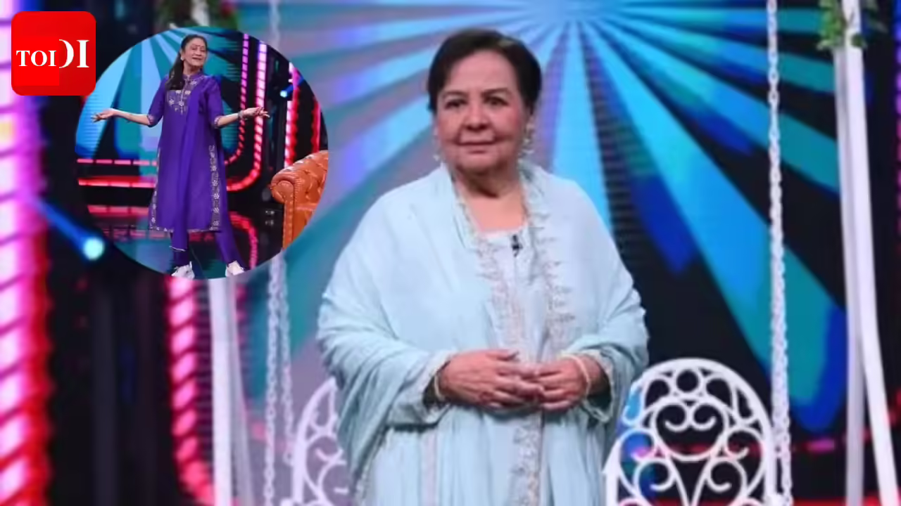 Aruna Irani and Farida Jalal dance to 'Kaliyon Ka Chaman' on 'Indian Idol' as Shreya Ghoshal and Vishal D
