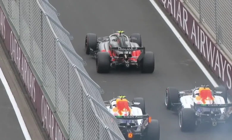 Arvid Lindblad narrowly avoids team-mate smash after Gabriel Bortoleto issue