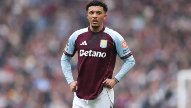 Aston Villa blow as Jadon Sancho leaves the pitch in a sling after a shoulder injury vs Elche