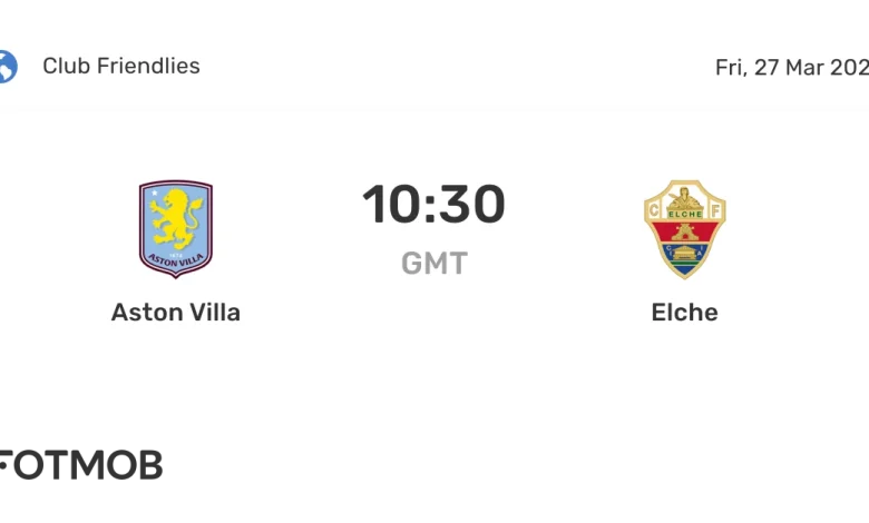 Aston Villa vs Elche - live score, predicted lineups and H2H stats