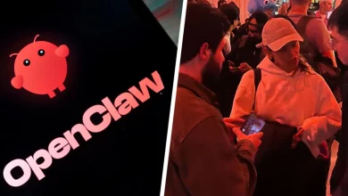 At a lobster-themed event for AI enthusiasts, exuberance with a side of cocktail sauce