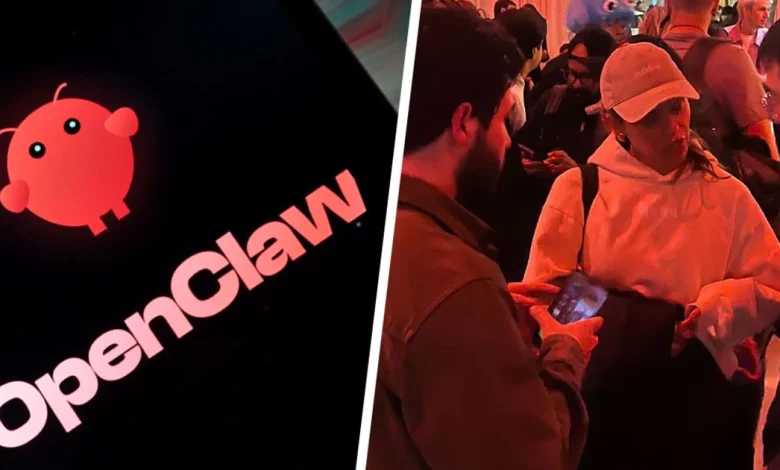 At a lobster-themed event for AI enthusiasts, exuberance with a side of cocktail sauce