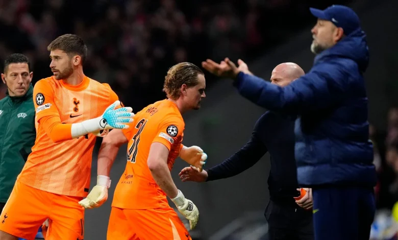 Atletico Madrid 5-2 Tottenham: Igor Tudor's experiment with Antonin Kinsky fails spectacularly as Spurs thrashed in Champions League last-16 first leg