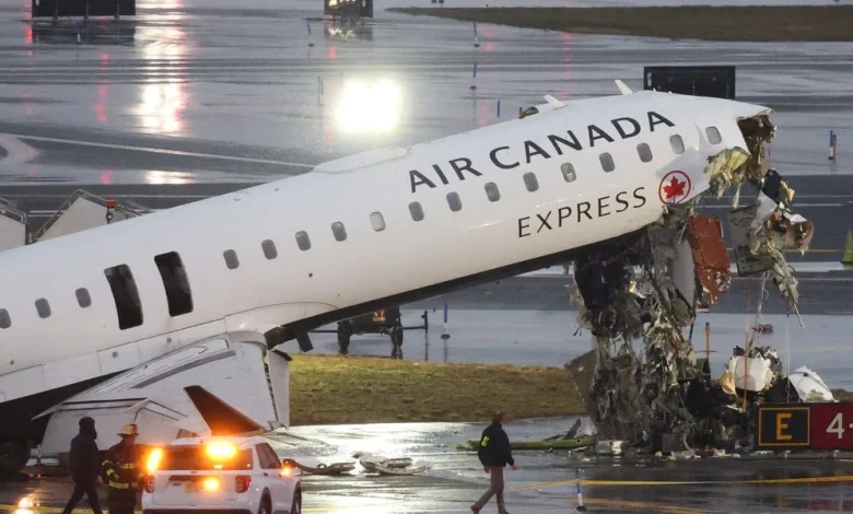Audio Captures Moments Before Air Canada Collision at LaGuardia