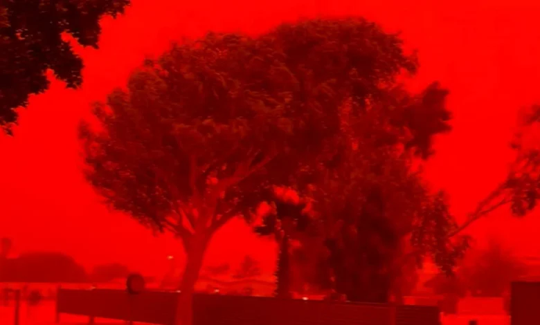 Australian Sky Turns an Apocalyptic Blood Red
